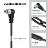 PC Sync to PC Sync Flash Trigger Cable  Male to Male Screw Lock Flash Sync Cord Compatible with DSLR Cameras, Studio Flash, Strobe Light, Godox, Neewer, Yongnuo view 4