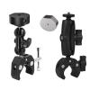RSHuiOUXX Aluminum Adjustable Satellite Clamp Mount with 2Ball Head for Satellite Dish Trailer Yacht Poles Installation view 4