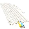 Yecaye Cord Hider, 113in Beige Cord Covers for Wires on Wall, One-Cord Cord Organizer, Easy Install Cable Management Kit, Cable Hider Home Office, W0.59in H0.4in, Beige view 1