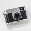 Handmade Wooden Handle Grip L Plate Alloy Base for Xhalf X-Half Camera Holder (Ebony + Silver Base) view 1