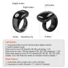 Adjustable Finger Counter Clicker Ring (18/20/22mm), Muslim Digital Azan Alarm Clock Ring, Digital Electronic Smart Ring Counter with Display & Type-C Charging Gold view 3