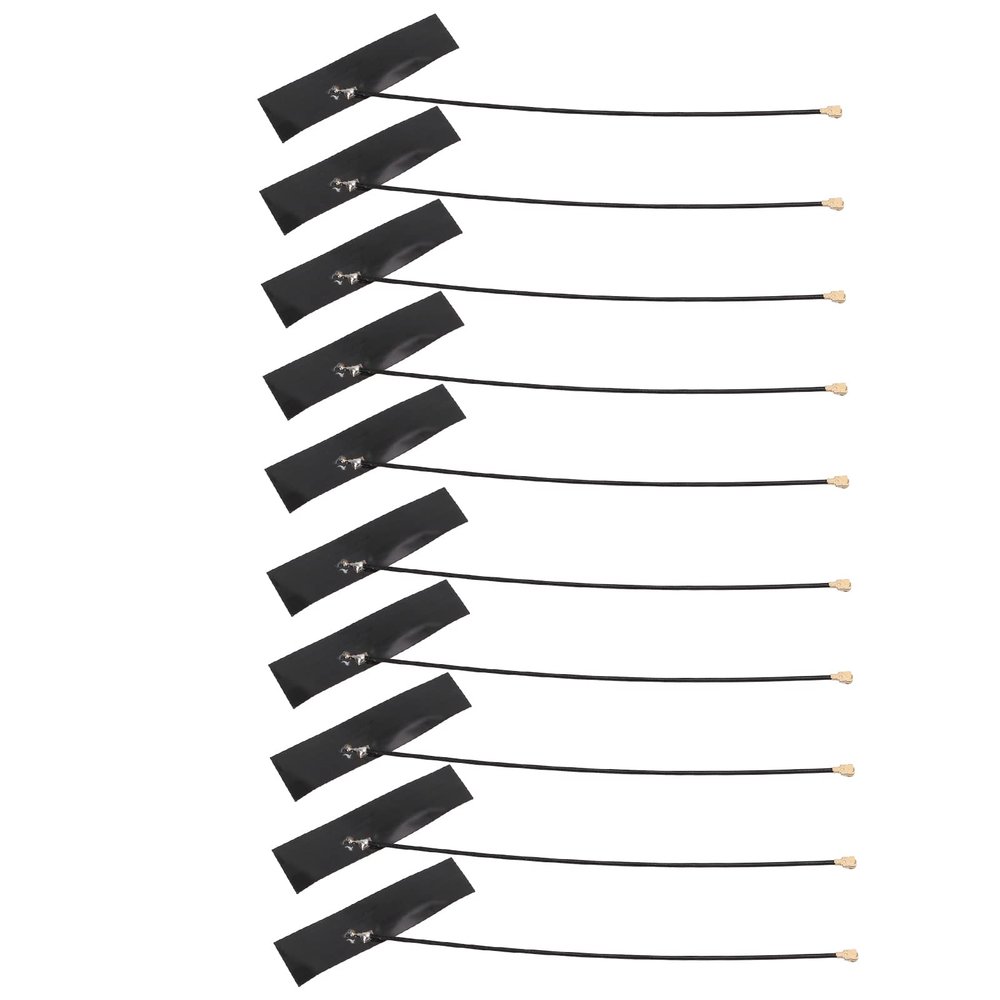 Gonetre 10PCS NZ4GFPC010 868M 915M 2G 3G LTE 4G NBIOT Antenna 5dBi FPC Internal Omnidirectional High Gain Antenna for Signal Stabilization and Gain in IoT Devices RG1.13 Wire IPEX