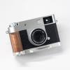 Handmade Wooden Handle Grip L Plate Alloy Base for Xhalf X-Half Camera Holder (Walnut + Silver Base) view 1