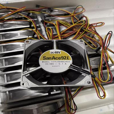 109L0948C403 9225 3-Wire DC48V 0.10A 4.8W 92x92x25mm 92mm Inverter Cooling Fan