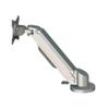 Jingzai202405 Monitor Mount Silver Single Arm Tabletop Monitor Stand Suitable for 15-32 Inches with A Load-Bearing Capacity of 15kg Adjustable Monitor Stand view 1
