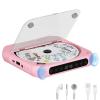 Portable CD Player with Bluetooth, Rechargeable CD Player for Home/Car, Built-in HiFi Speakers, Headphones, LCD Screen, Supports CD/AUX/USB and Repeat Modes, Pink view 1