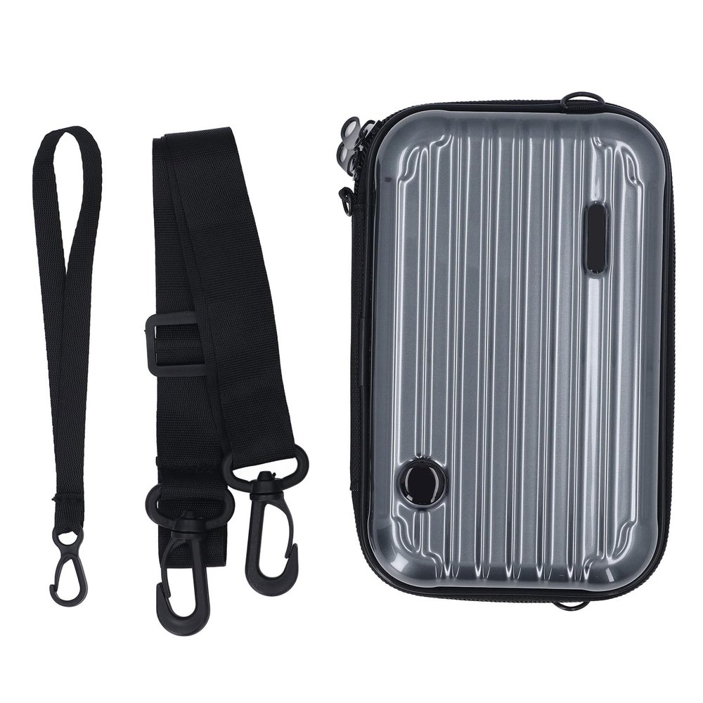 Pilipane Hard Carrying Case for X4 PC Nylon Shockproof Portable Action Camera Travel Box Storage Bag with Wrist and Shoulder Strap (Gray)