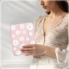Pretty Daisy Print Cute iPad mini 6/7 Case with Pencil Holder | Clear Acrylic Anti-Bend Back Shockproof Cover, Tri-Fold Stand Auto Wake/Sleep, Compatible with iPad mini A17 Pro/A2567/A2568/A2569 view 4
