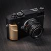 Metal Handle Hand Grip Replacement Bottom Cover Multifunctional for M10P M10R M10M Camera (Gold Plated Grip + Black) view 4