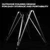Light Modifier Scrim Kit 7.87x7.87', White Diffuser Screen Fabric, Collapsible Aluminum Frame, Black Elastic Retaining Strap, Suitable for Filming, Photography view 4