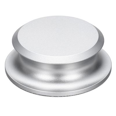 MECCANIXITY Vinyl Record Weight Stabilizer,172g/6oz Aluminum Record Clamp Weight Disc Stabilizer 2.7"x1" Turntable Vibration Damper Reducer for LP Players,Silver