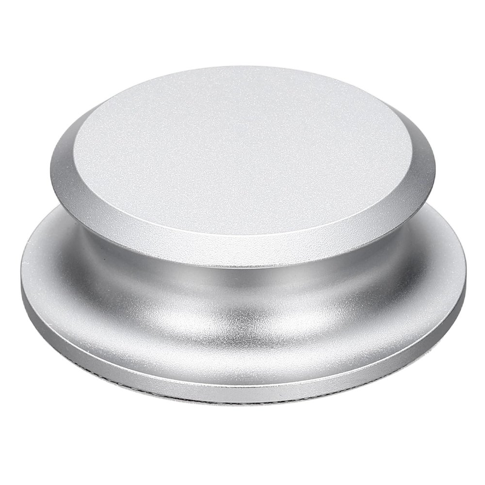 MECCANIXITY Vinyl Record Weight Stabilizer,172g/6oz Aluminum Record Clamp Weight Disc Stabilizer 2.7"x1" Turntable Vibration Damper Reducer for LP Players,Silver