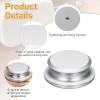 MECCANIXITY Vinyl Record Weight Stabilizer,172g/6oz Aluminum Record Clamp Weight Disc Stabilizer 2.7"x1" Turntable Vibration Damper Reducer for LP Players,Silver view 3