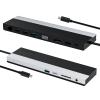 WAVLINK USB C Docking Station 3 Monitors, Triple Monitor Docking Station with HDMI DP VGA, USB C Laptop Dock with PD 100W Charging, Gigabit Ethernet, SD/TF, Audio for Windows Office view 1