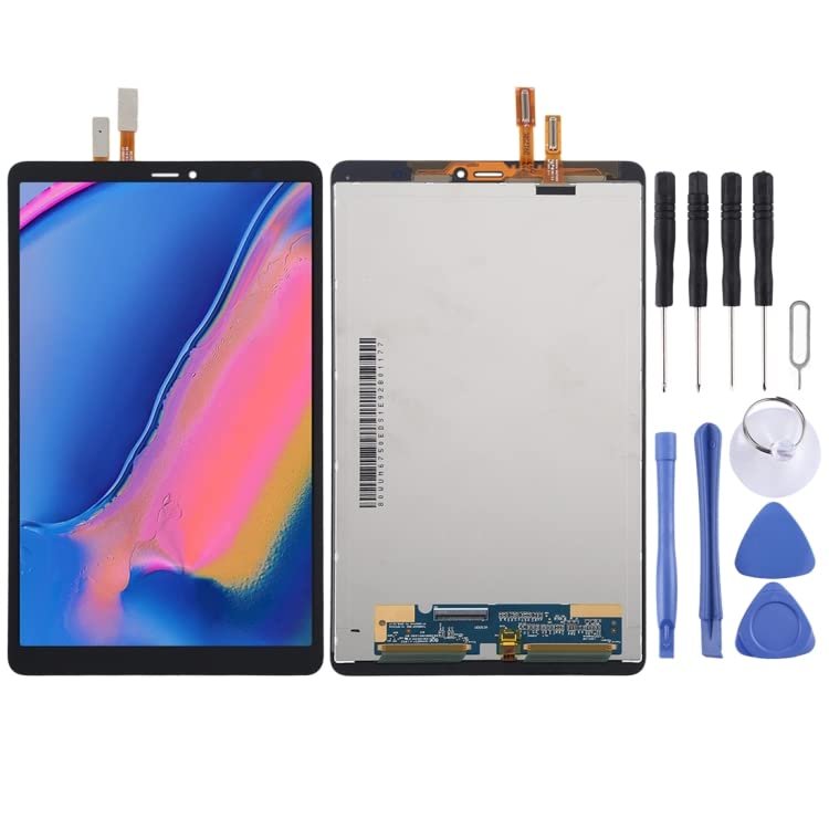 MPXPOTTHW Cell Phone Replacement LCD Screen for Galaxy Tab A 8.0 & for S Pen (2019) SM-P205 LTE Version with Digitizer Full Assembly (Black) Spare Parts
