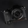 Camera cage Base Wood Hand Grip Holder, for Fujifilm XS10 Camera, Solid Wood Red Sandalwood Handle Base Ebony Rosewood Grip (Black Solid Wood) view 1