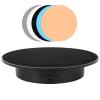 LUMINFLY Motorized Rotating Turntable, Adjustable Speed & Angle, Black Suede with 5 Backgrounds, 7.9 view 4