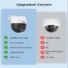 4K HD+360View Hiseeu 4K PoE Security Camera System, 6 Pcs 8MP PTZ Wired Security Camera Outdoor&Indoor, Auto Human Tracking, Free Remote Access, 2 Way Audio, Plug and Play, 2TB HDD for 7/24 Record view 2
