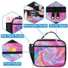 Adornori Tie Dye Backpack with Lunch Box Lightweight Large Travel Laptop Backpacks Set Casual Daypacks view 3