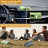 Portable CD Player with Bluetooth, Rechargeable CD Player for Home/Car, Built-in HiFi Speakers, Headphones, LCD Screen, Supports CD/AUX/USB and Repeat Modes, Green view 4