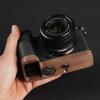 Camera cage Base Wood Hand Grip Holder, for Fujifilm XS10 Camera, Solid Wood Red Sandalwood Handle Base Ebony Rosewood Grip (Gray Ebony Wood) view 1