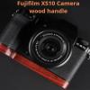 Camera cage Base Wood Hand Grip Holder, for Fujifilm XS10 Camera, Solid Wood Red Sandalwood Handle Base Ebony Rosewood Grip (Gray Ebony Wood) view 3