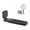 Durability Aluminum Quick Release Plate for LuxMaster Camera Flashing Bracket Stand with Acra Slot Design 1/4 Screw view 2