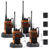 Retevis Mate Talk C6 Business Two-Way Radios with Earpieces,Fast Charging Walkie Talkies Rechargeable,Type-C,1500mAh,One-Key Pairing,Long Range 2 Way Radio for Hotel Retail Event Construction(4 Pack) view 1