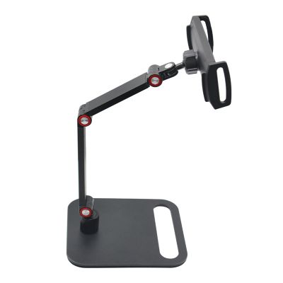Heavy Duty Portable Monitor Stand Mount for Devices 360Rotation Adjustment Height Aluminum Construction Holder