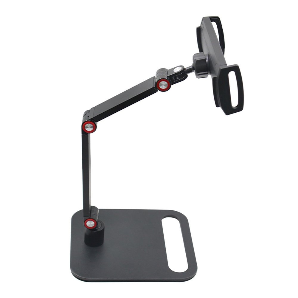 Heavy Duty Portable Monitor Stand Mount for Devices 360Rotation Adjustment Height Aluminum Construction Holder
