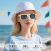 leingee Bluetooth Audio Smart Glasses, Touch Control Hands-Free Calls, Open Ear Sound Mic &Speakers, Magnetic Charging and Outdoor UV Protection for Women Men (White) view 4