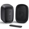 Saiyin Powered Bluetooth Bookshelf Speakers for Record Player, 40W Stereo Sound Speakers with 3-Inch Woofer, Dual-Curved Horn Bass Reflex Port and Optical/AUX/TV-ARC for Turntable/PC/TV, Pair view 1