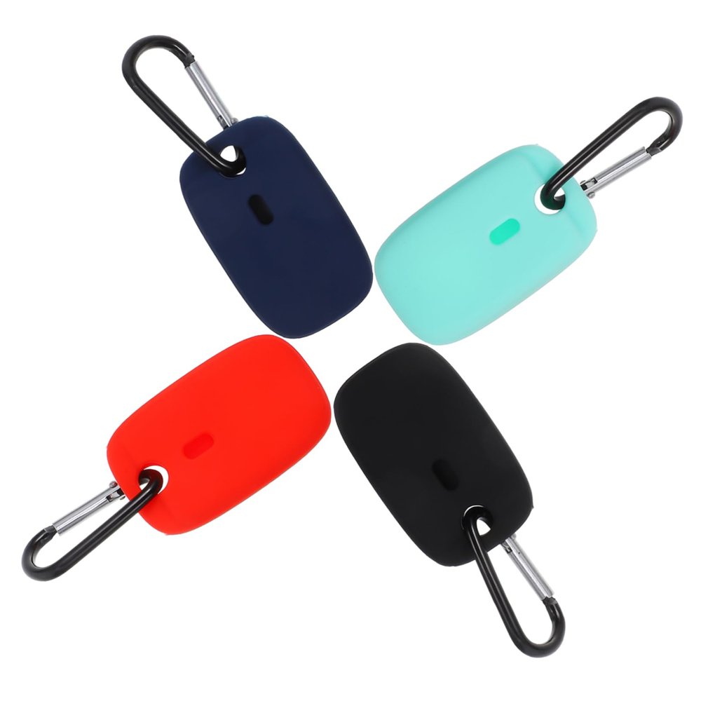 NUOBESTY 4Pcs Silicone Case for Tile Pro Scratch Protective Cover for Trackers Durable Tracer Sleeves for Keys Bags