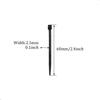 100Pcs Cable Zip Ties 60mm x 2.5mm / 2.4 x 0.1 Inch Self-Locking Nylon Tie,18LBS Tensile Strength,Wraps Cord Management,Plastic Thin Mini Wire Ties for Home,Office,Garden,Workshop,Black 6cm x 0.25cm view 2