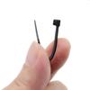 100Pcs Cable Zip Ties 60mm x 2.5mm / 2.4 x 0.1 Inch Self-Locking Nylon Tie,18LBS Tensile Strength,Wraps Cord Management,Plastic Thin Mini Wire Ties for Home,Office,Garden,Workshop,Black 6cm x 0.25cm view 4