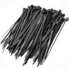 100Pcs Cable Zip Ties 80mm x 2.5mm / 3 x 0.1 Inch Self-Locking Nylon Tie,18LBS Tensile Strength,Wraps Cord Management,Plastic Micro Small Wire Ties for Home,Office,Garden,Workshop,Black 8cm x 0.25cm view 1