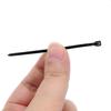 100Pcs Cable Zip Ties 80mm x 2.5mm / 3 x 0.1 Inch Self-Locking Nylon Tie,18LBS Tensile Strength,Wraps Cord Management,Plastic Micro Small Wire Ties for Home,Office,Garden,Workshop,Black 8cm x 0.25cm view 3