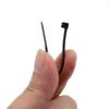 100Pcs Cable Zip Ties 80mm x 2.5mm / 3 x 0.1 Inch Self-Locking Nylon Tie,18LBS Tensile Strength,Wraps Cord Management,Plastic Micro Small Wire Ties for Home,Office,Garden,Workshop,Black 8cm x 0.25cm view 4