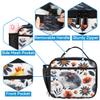 Adornori Hedgehog Large Backpack Set with Lunch Box Lightweight Water Resistant Flower Travel Laptop Backpacks Casual Daypacks view 3