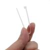 100Pcs Cable Zip Ties 120 x 2.5mm / 5 x 0.1 Inch Self-Locking Nylon Tie,18LBS Tensile Strength,Wraps Cord Management,Plastic Bulk Wire Tie for Home,Office,Garden,White/Clear 12 x 0.25cm view 4