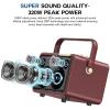 Large Bluetooth Speaker 320W Peak Powerful HIFI Loud Sound with Deep Bass, Triple DSP Chips, Fast Charge, Bass/Treble controls, Portable Wireless Boombox Speakers for Party Outdoor Camping Backyard view 2
