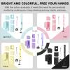 Flymile Silicone Cover & Lanyard, Protective Case Crossbody Strap for DJI OSMO Pocket 3 Magnetic Mini LED Light Accessories, 8700K Adjustable Fill Video Light view 2