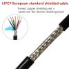 1 Meter Shielded Copper Cable 2 3 4 5 6 7 8 core 24 awg 22 awg Data Connection Signal Cable(24 AWG 0.25mm,3 cores) view 3