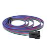 mangxiyis 2PIN 3PIN 4PIN 5PIN Female&Male L*/ED Extend Cable Connector 0.5M/1M/2M 22AWG Wire for 5050 RGB WS2811 WS2812B WS2815 Strip(4PIN,2Meter) view 1