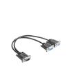 ACGTUY Splitter Cable 1 Computer to 2 M>oni>tor Male to Female Adapter Wire view 2