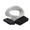 ACGTUY 24 Pin PSU Power Supply Extension Cable 30cm 20+4 pin Tinned Copper Supply Male to Female ATX Mining for PC Computer Adaptor view 1