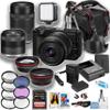 Canon EOS R50V Mirrorless Camera w/14-30mm and 55-210mm Lens + LED Light + Sandisk 64GB Extreme Pro Memory Card + Camera Case + More (22pc Bundle) (Renewed) view 1