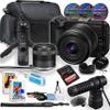 Canon EOS R50V Mirrorless Camera w/14-30mm Lens + HG-100TBR Tripod Grip + DM-E100 Directional Microphone + Sandisk 64GB Extreme Pro Memory Card + More (16pc Bundle) (Renewed) view 1