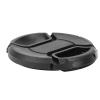 Pilipane Camera Lens Cover Professional Dust Proof Scratch Center Pinch Design Lens Protector with Anti Loss Rope for DSLR Mirrorless Cameras ABS Plastic 1 Cover 2 Ropes (52mm) view 4