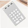 NUOBESTY USB Numeric Keypad with USB Ports Hub Key Wired Numpad for Laptop Computer Lightweight Design Compatibility view 4